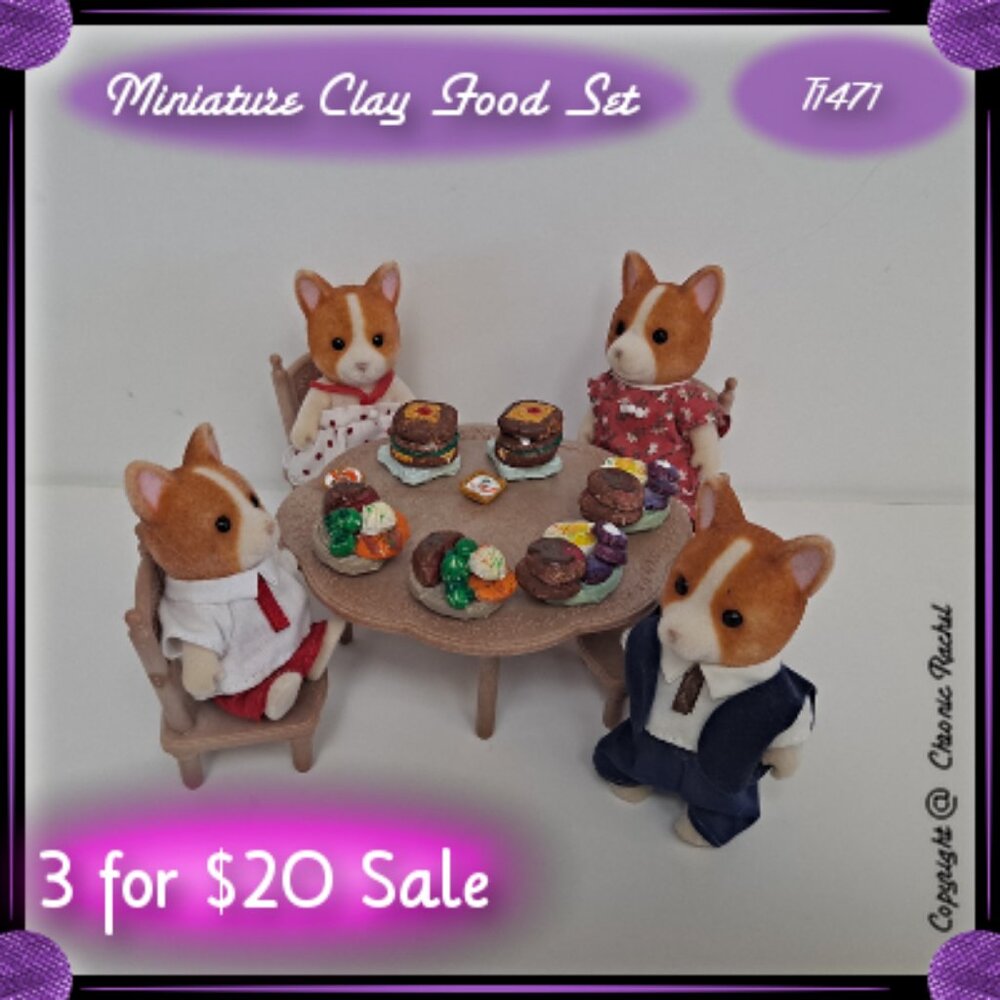 6-Piece Roast Beef Meals Glued-Together Set